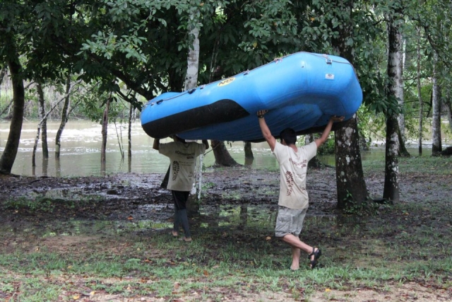 Vamos a hacer rafting